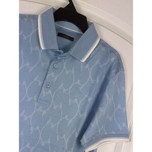 Windsor Men's Small Performance Polo Shirt Blue Short Sleeve Fast Shipping! NEW‎